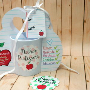 Embalagem e Arte Caneca Dia dos Professores - Studio e pdf