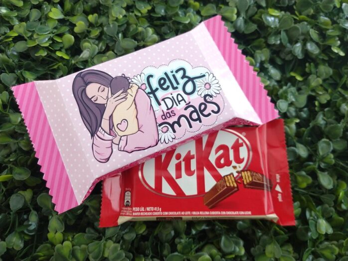 Embalagem para Chocolate Dia das Mães