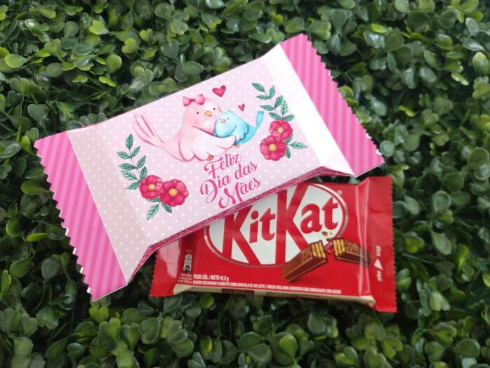 Embalagem para Chocolate Dia das Mães