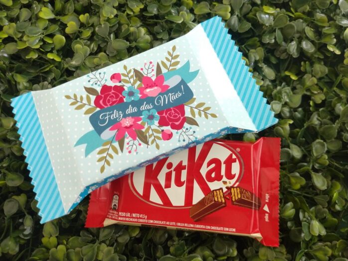 Embalagem para Chocolate Dia das Mães
