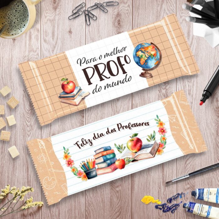 Embalagens Chocolates - Professores