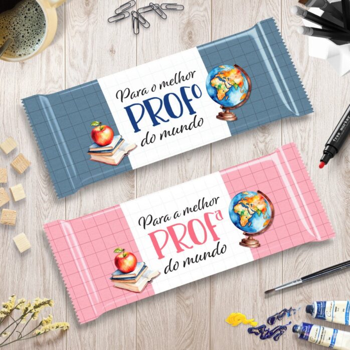Embalagens Chocolates - Professores