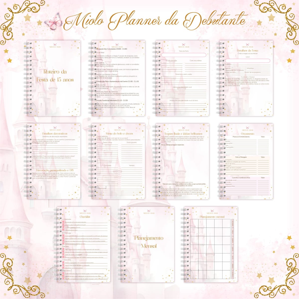Encadernação 15 Anos Debutante Conto de Fadas 4 Encadernação 15 Anos Debutante Conto de Fadas - Imagem 4