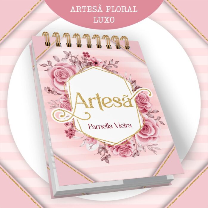 Encadernação Artesã Floral 2024