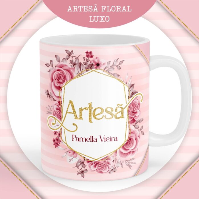 Encadernação Artesã Floral 2024