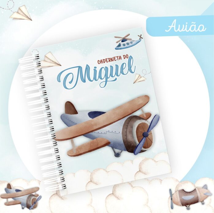 Encadernação Bebê Avião