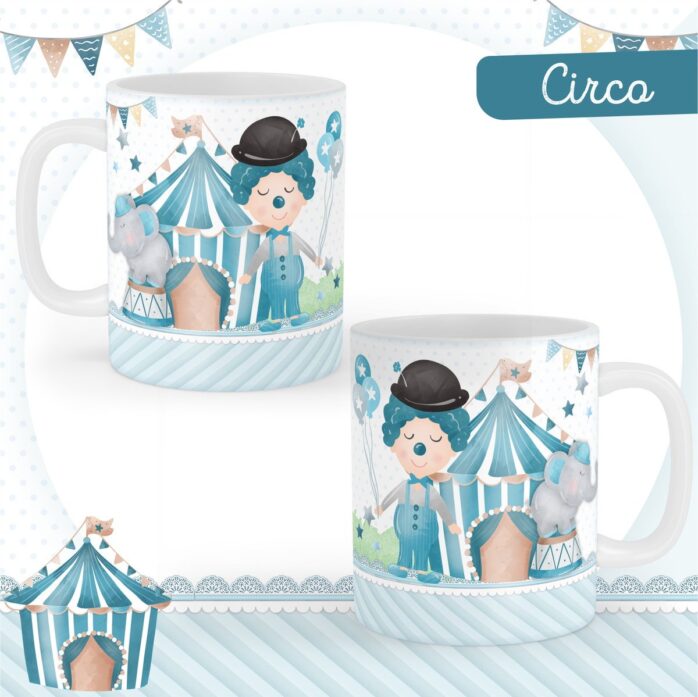 Encadernação Bebê Circo Menino