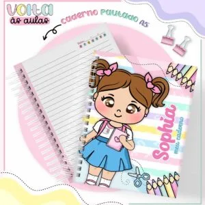 Encadernação Escolar Aluninha