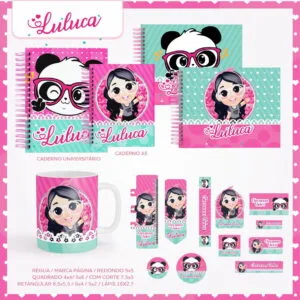 Encadernação Escolar Luluca Games 7 Encadernação Escolar Luluca Games