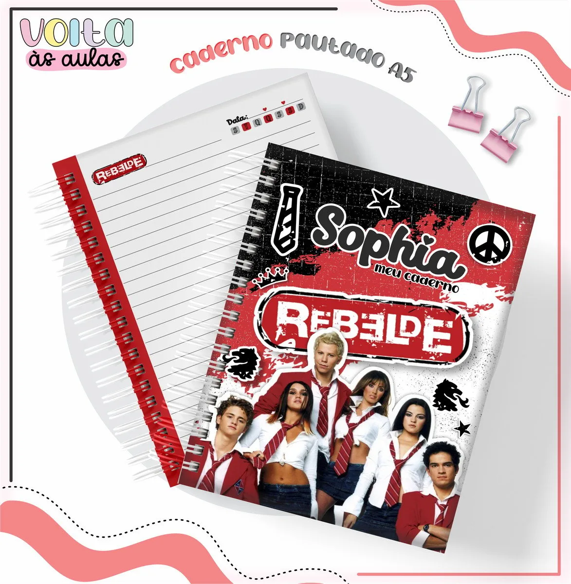 Encadernação Escolar Rebelde - Arquivo Digital