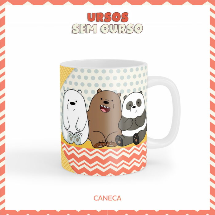 Encadernação Escolar Urso sem Curso -Arquivo Digital
