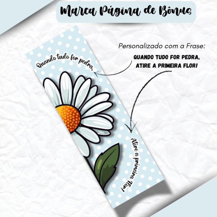 Encadernação Floral Margarida