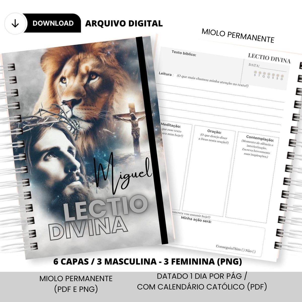 Diário Lectio Divina 2025 Digital para Encadernação 1 Diário Lectio Divina 2025 Digital para Encadernação