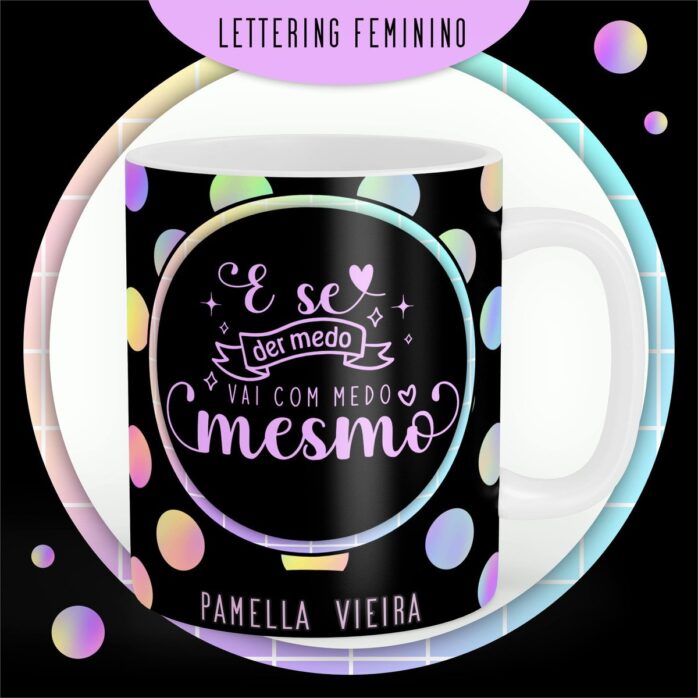 Encadernação Lettering Feminina