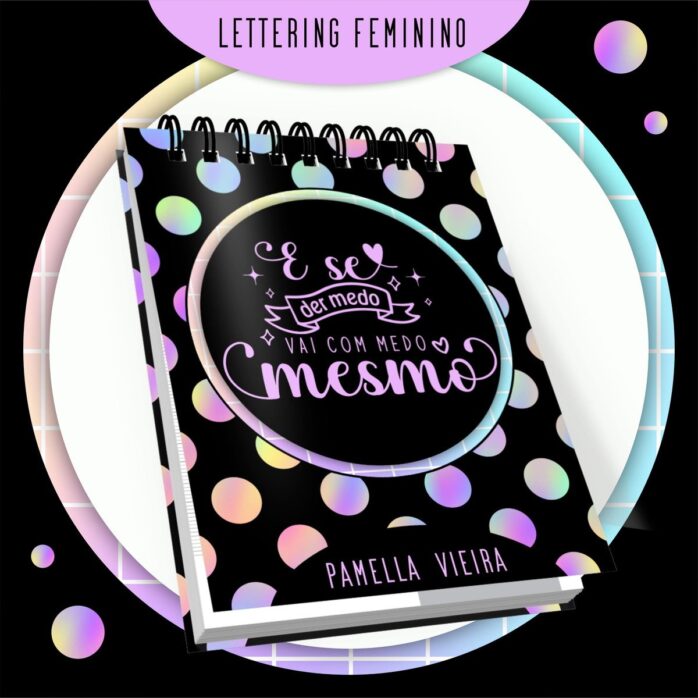 Encadernação Lettering Feminina
