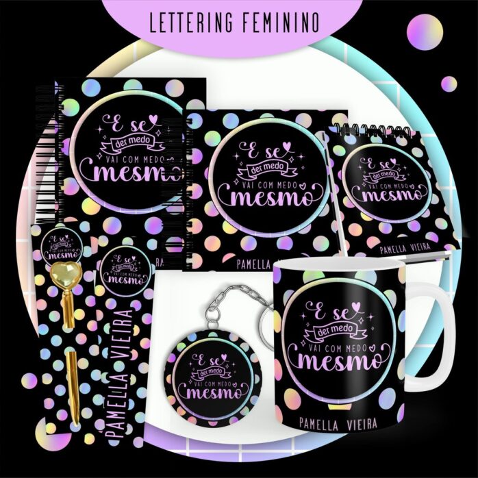 Encadernação Lettering Feminina