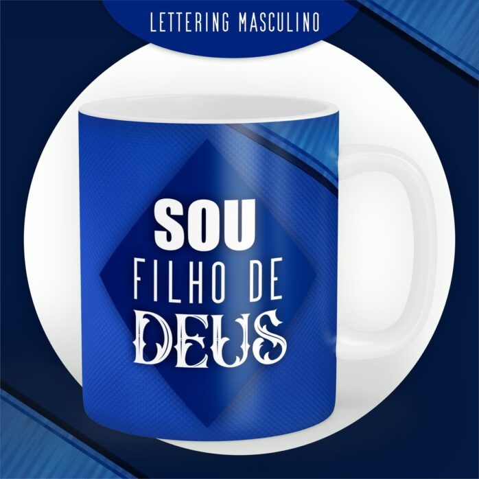 Encadernação Lettering Masculino