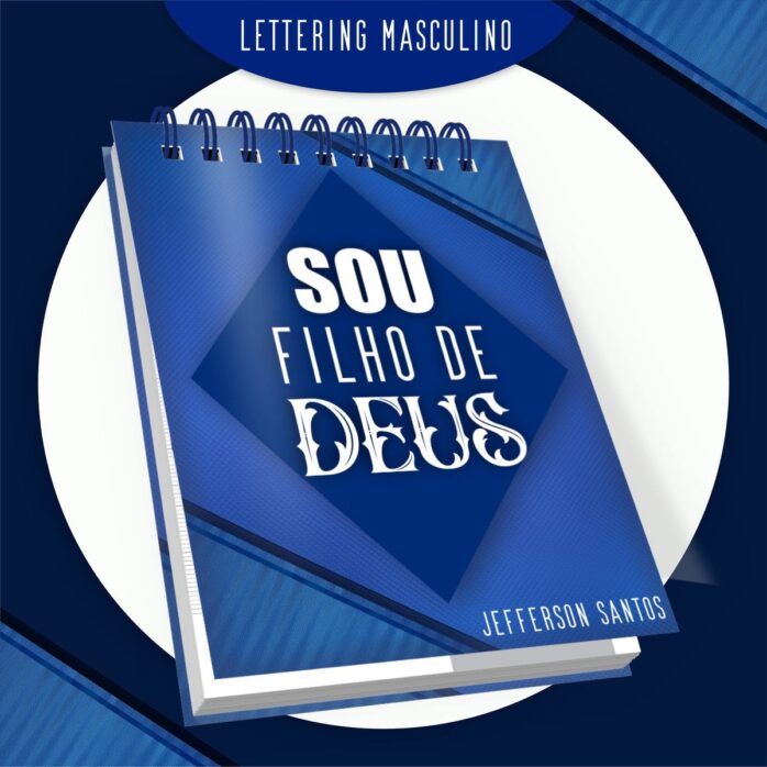 Encadernação Lettering Masculino