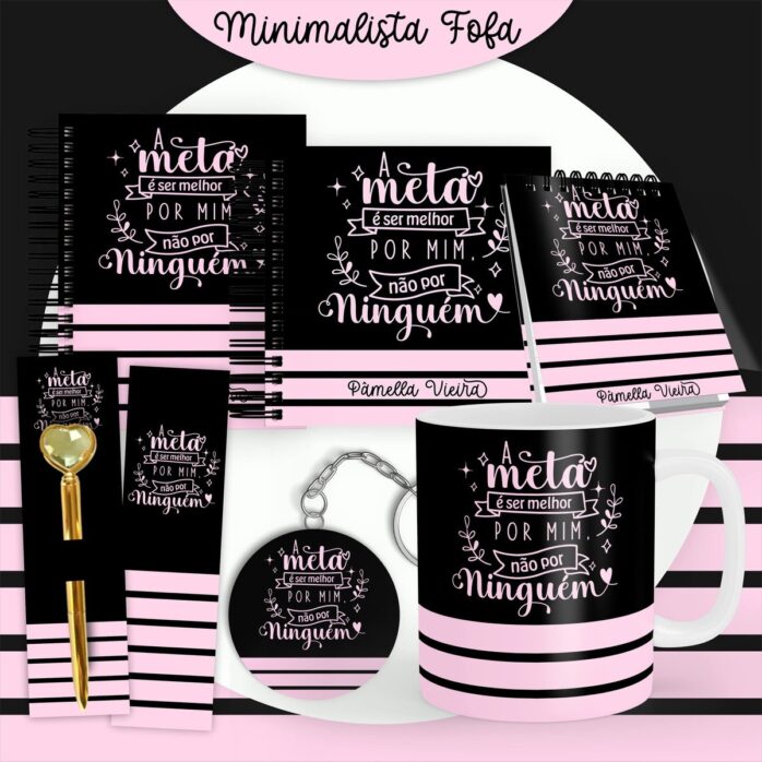 Encadernação Minimalista Fofa