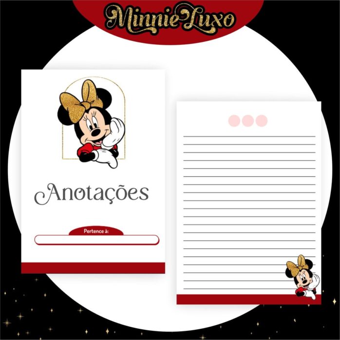 Encadernação Minnie Luxo