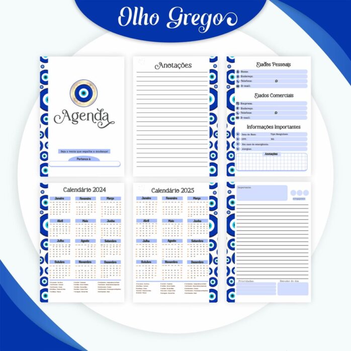 Encadernação Olhos Gregos 2024