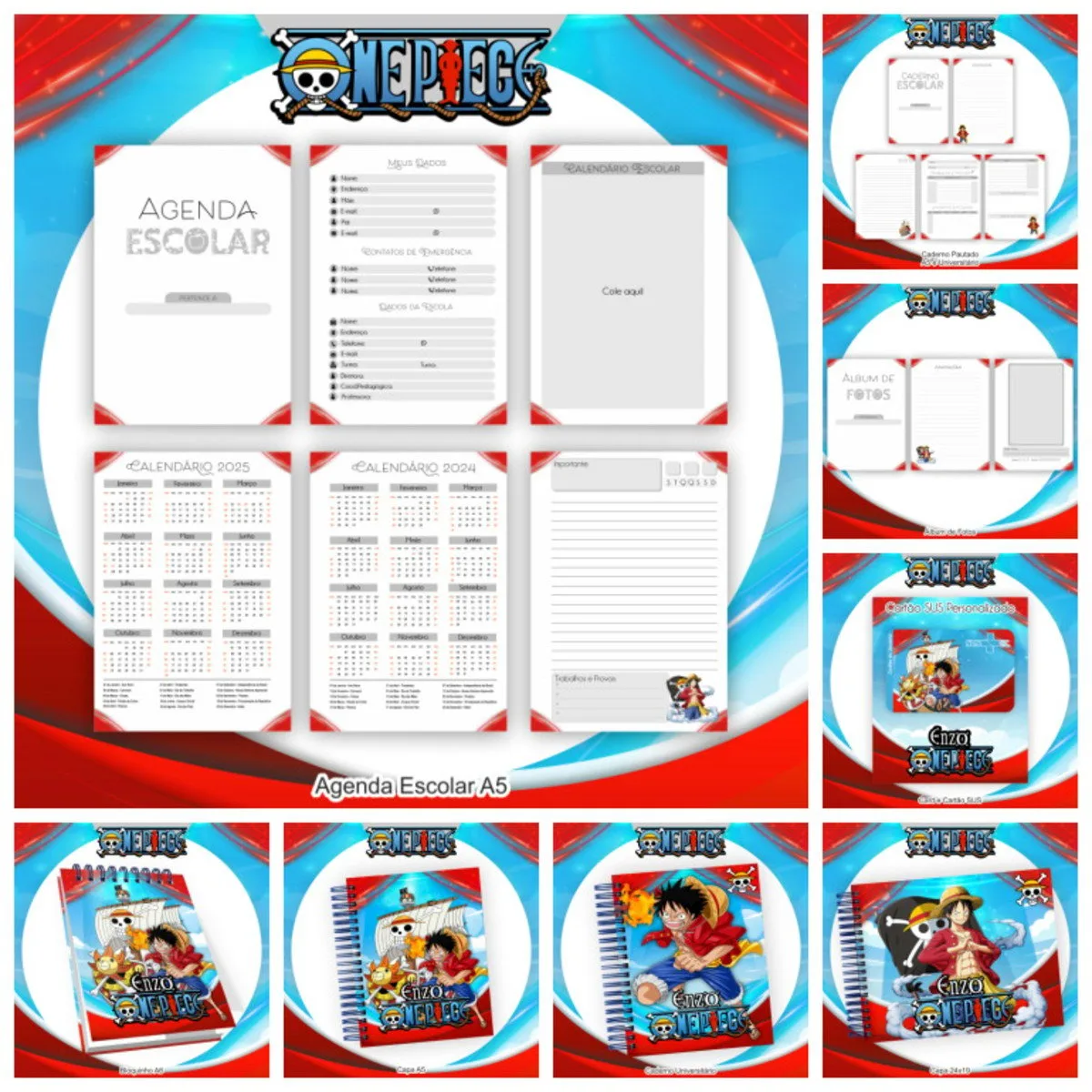 Encadernação One Piece
