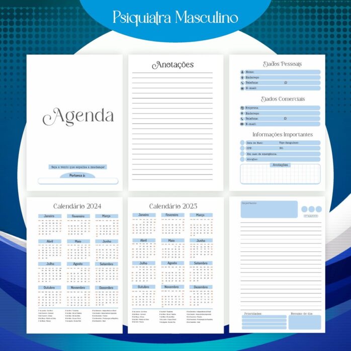 Encadernação Psiquiatra Masculina