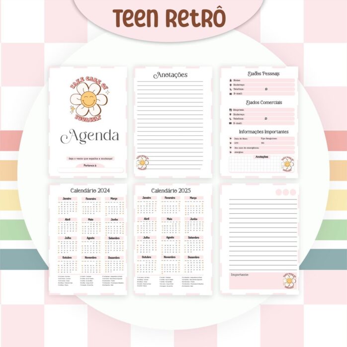 Encadernação Teen Retrô Candy