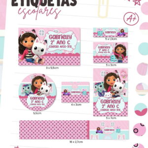 Kit Escolar Casa Mágica Gabby Arquivo Digital PDF PNG 8 escolar casa magica gabby arquivo digital 4