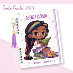 Escolar Menina Leitora