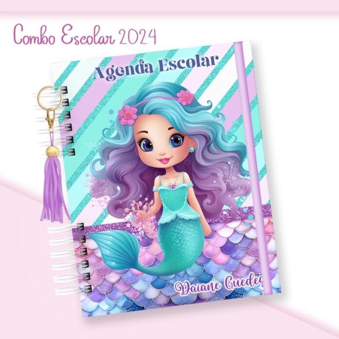Escolar Menina Sereia