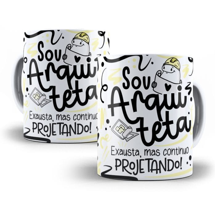Estampa Caneca Arquiteto(a) Flork Profissões Sublimação