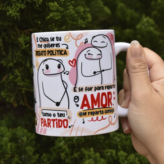 Estampa Caneca Chico Se Tu Me Quiseres Luiza Sonza Sublimar