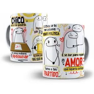 Estampa Caneca Chico Se Tu Me Quiseres Luiza Sonza Sublimar