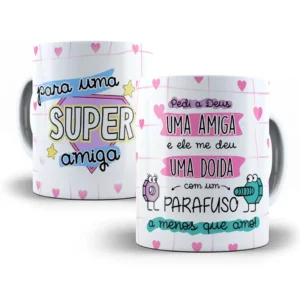 Estampa Caneca Com Frases Engraçadas Para Amiga