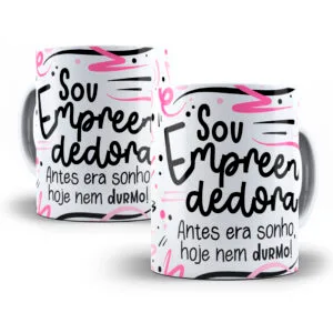 Estampa Caneca Empreendedor(a) Flork Profissões Sublimação