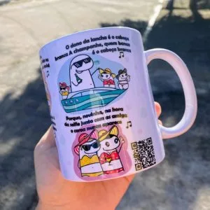 Estampa Caneca Flork O Dono Da Lancha É O Cabeça Branca Png