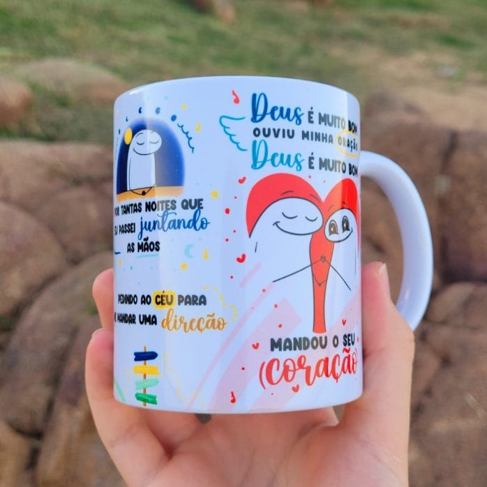 Estampa Caneca Flork Você Me Trouxe Um Caminhão De Coisas