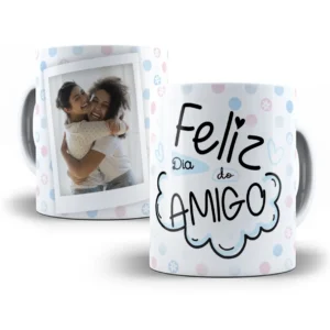 Estampa Caneca Homenagem Dia do Amigo com Foto