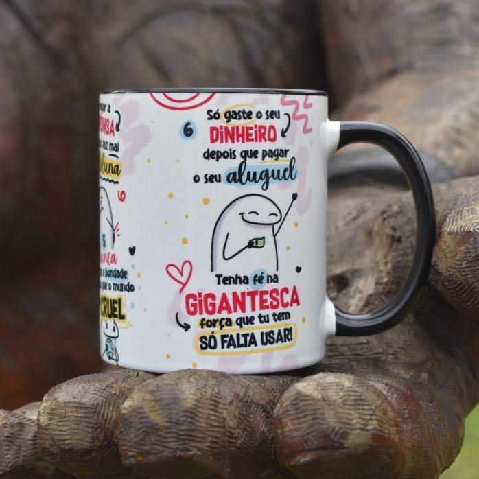 Estampa Caneca Lembretes Especiais Para Uma Vida Mais Feliz