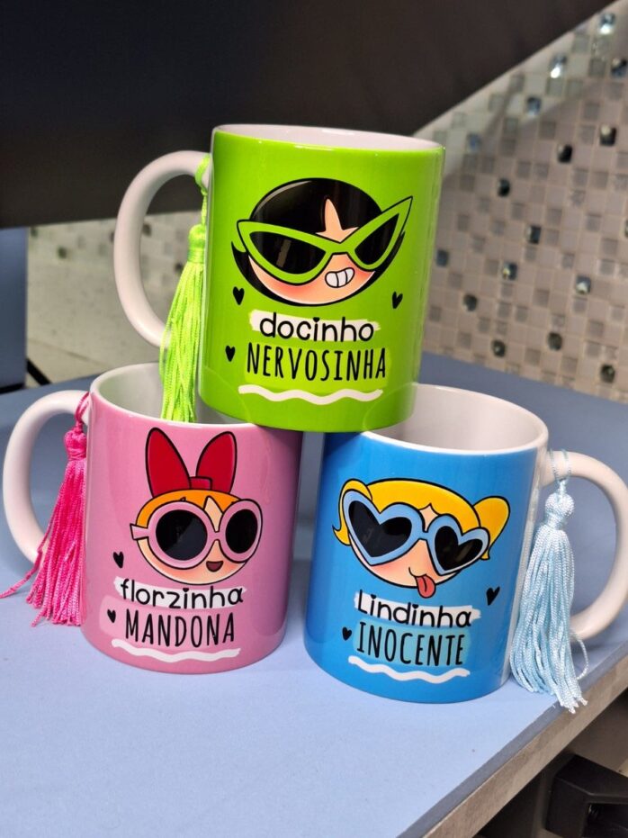 Estampa Caneca Meninas Super Poderosas