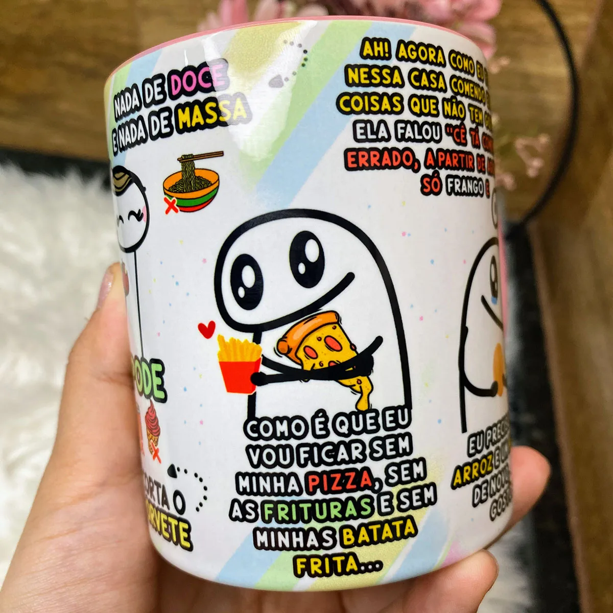 Estampa Caneca Nutricionista Dieta É coisa de Louco Flork 4 Estampa Caneca Nutricionista Dieta É coisa de Louco Flork
