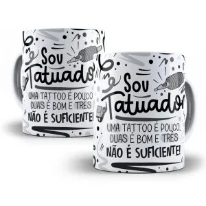 Estampa Caneca Tatuador Flork Profissões Sublimação