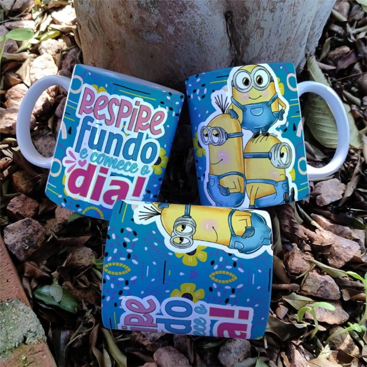 Arte Digital Minions para Caneca com Fundo Transparente 1 Arte Digital Minions para Caneca com Fundo Transparente