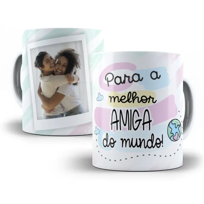 Estampa Para Amiga Especial Com Foto e Frase