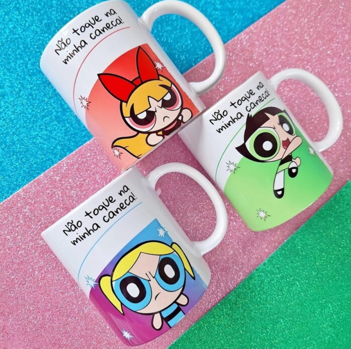 Estampa para Caneca Meninas Super Poderosas