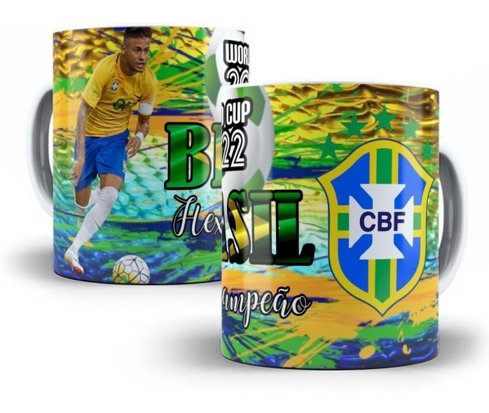 Estampas Caneca Da Copa 2022 Sublimação Corel E Photoshop