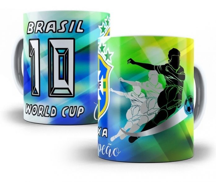 Estampas Caneca Da Copa 2022 Sublimação Corel E Photoshop