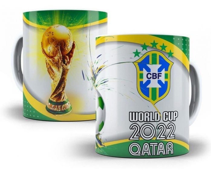 Estampas Caneca Da Copa 2022 Sublimação Corel E Photoshop