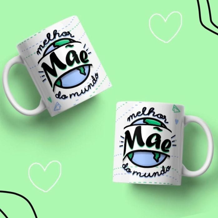 Estampas Caneca Dia Das Mães 10 Artes Png Sublimação
